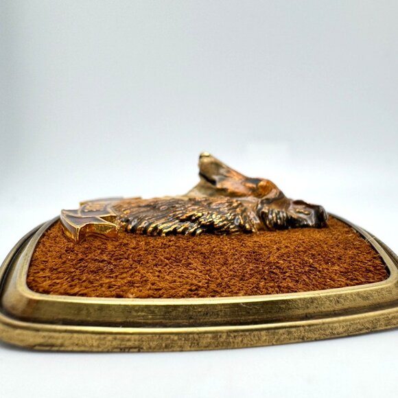 Raintree 1979 Collie Dog Belt Buckle Metal & Faux Leather Design Vintage - Picture 7 of 7